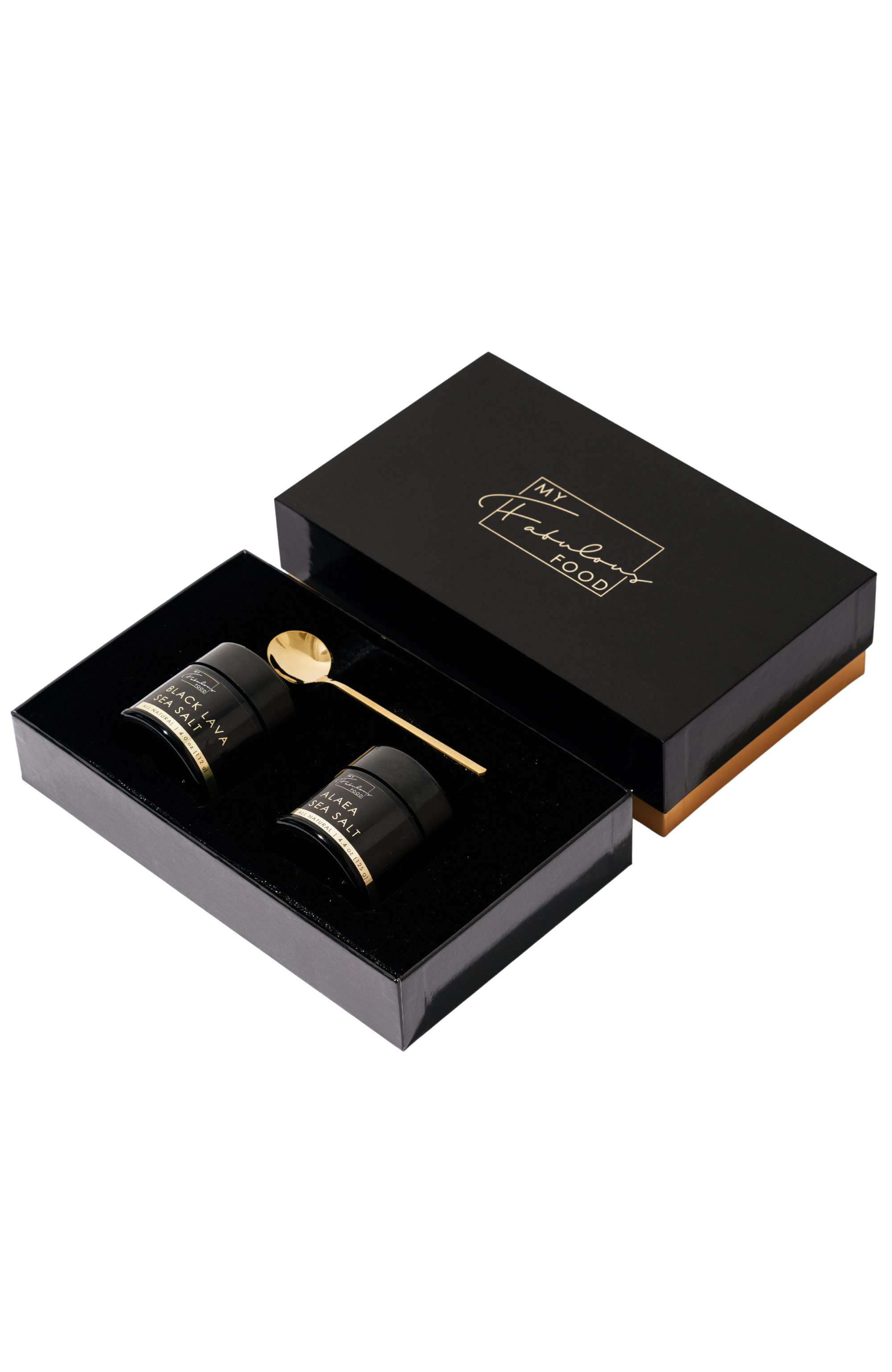 Luxury Black Lava and Alaea Sea Salt Gift Set - As Seen on Oprah's Favorite Things