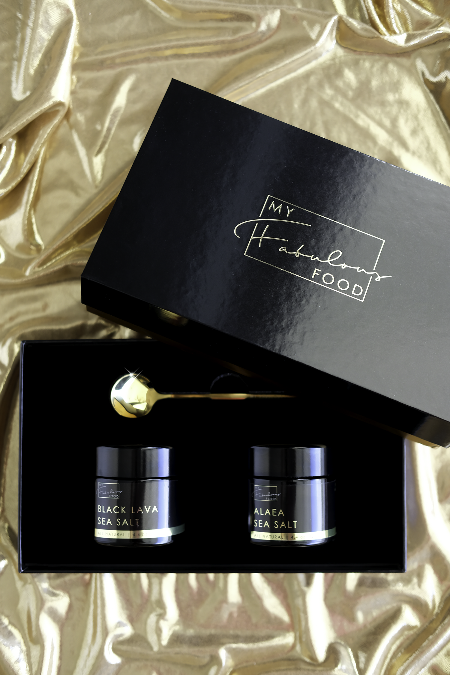 Luxury Black Lava and Alaea Sea Salt Gift Set - As Seen on Oprah's Favorite Things