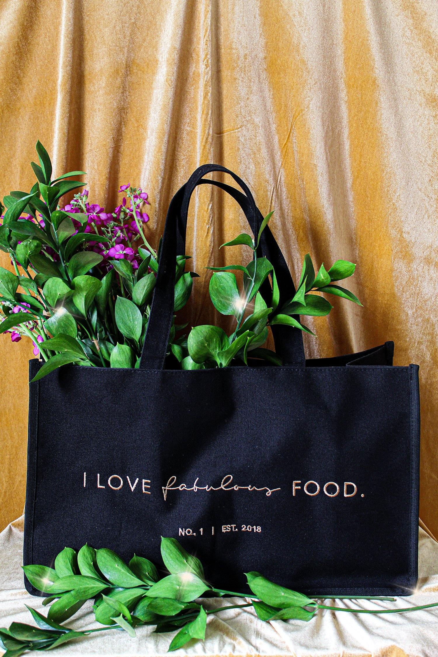 LUXE OVERSIZED MARKET TOTE - My Fabulous Food